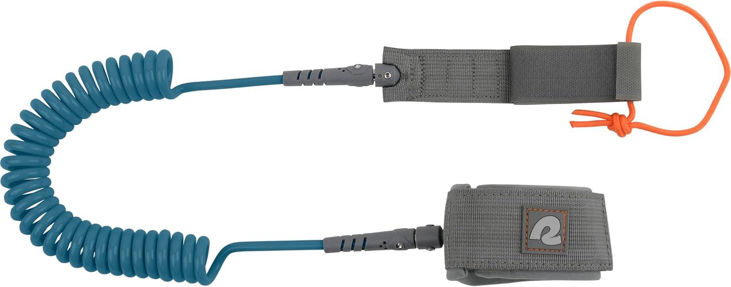 Retrospec Weekender 10′ Paddle Board Safety Leash, Coiled for Stand Up Paddleboards(Navy)