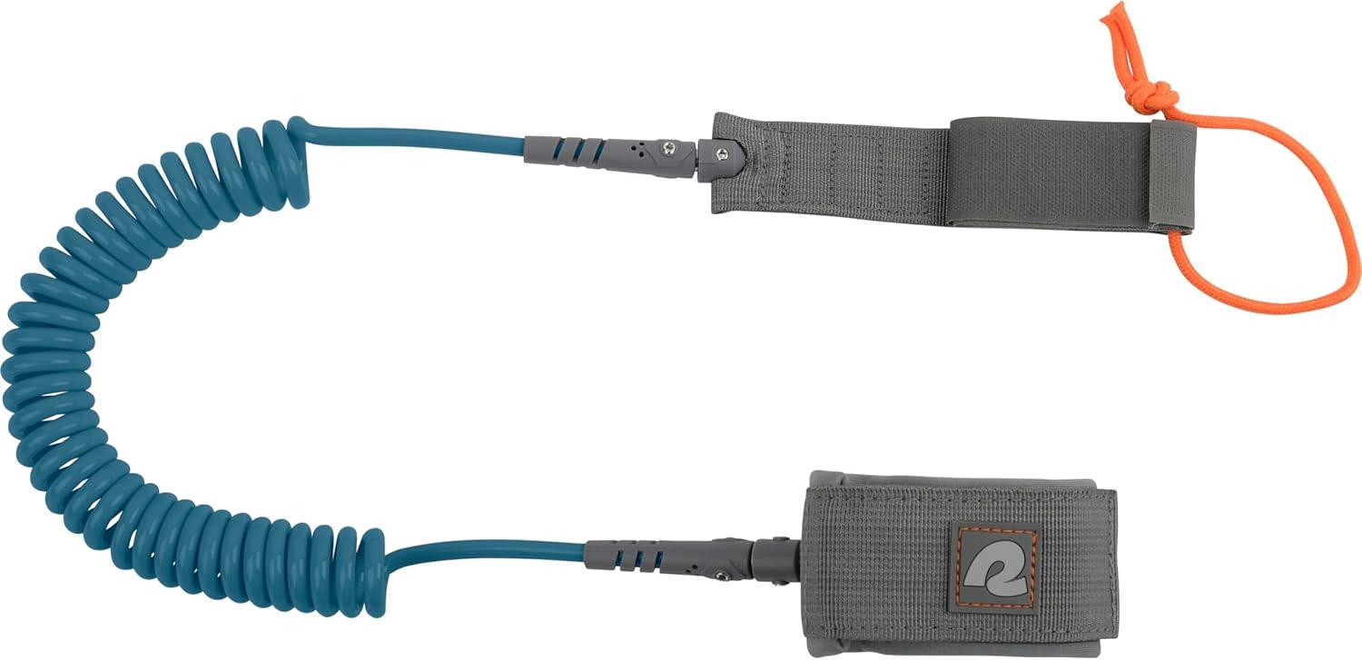 Retrospec Weekender 10′ Paddle Board Safety Leash, Coiled for Stand Up Paddleboards(Navy)