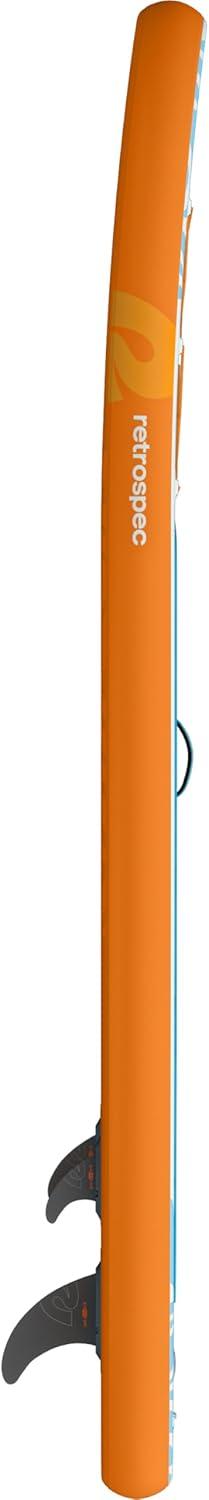 Retrospec Weekender Inflatable Stand Up Paddle Board Includes Paddle, Pump, and Accessories 10’6 Lightweight iSUP, Puncture Resistant Inflatable Paddle Board for Adults(Creamsicle)