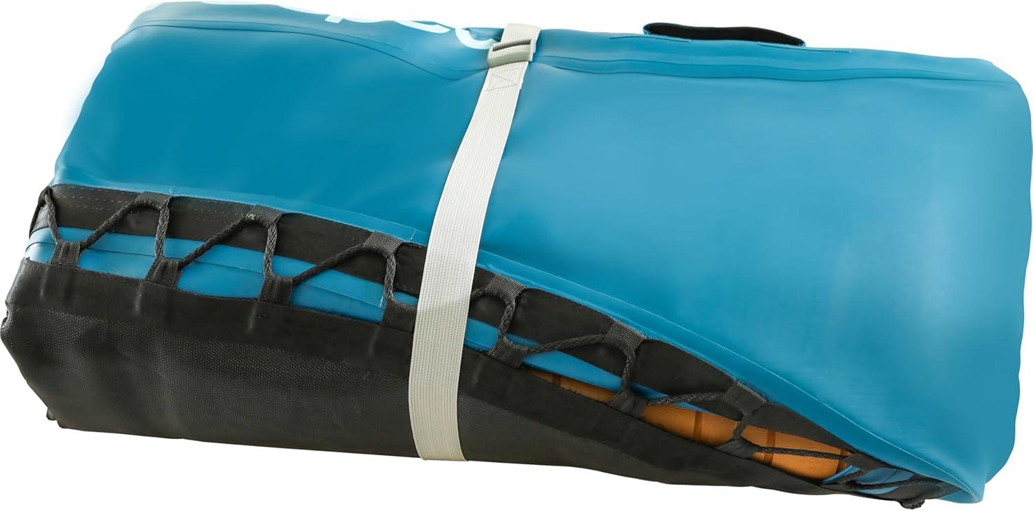 Retrospec Siesta Hammock 8′ & 10′ XL Inflatable Water Platform – Floating Dock with Cooling Mesh Center 660lb & 1150lb Capacity Puncture-Resistant Pool Float for Adults Lake & Ocean(Square 10′)