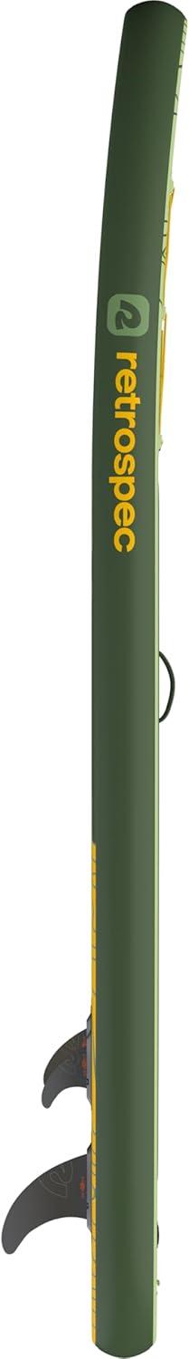 Retrospec Weekender Inflatable Stand Up Paddle Board Includes Paddle, Pump, and Accessories 10’6 Lightweight iSUP, Puncture Resistant Inflatable Paddle Board for Adults(Wild Spruce)