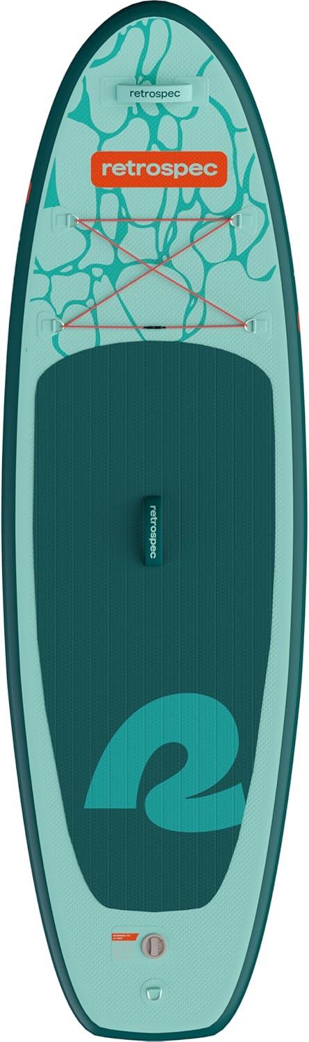Retrospec Weekender-Nano 8ft. Inflatable Stand Up Paddleboard(Seafoam Ripple)