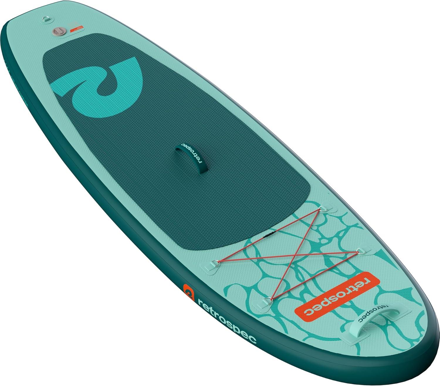 Retrospec Weekender-Nano 8ft. Inflatable Stand Up Paddleboard(Seafoam Ripple)