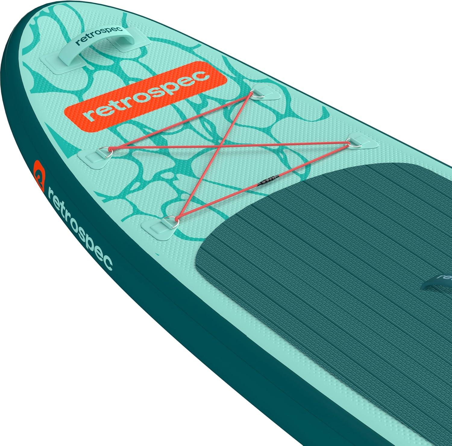 Retrospec Weekender-Nano 8ft. Inflatable Stand Up Paddleboard(Seafoam Ripple)