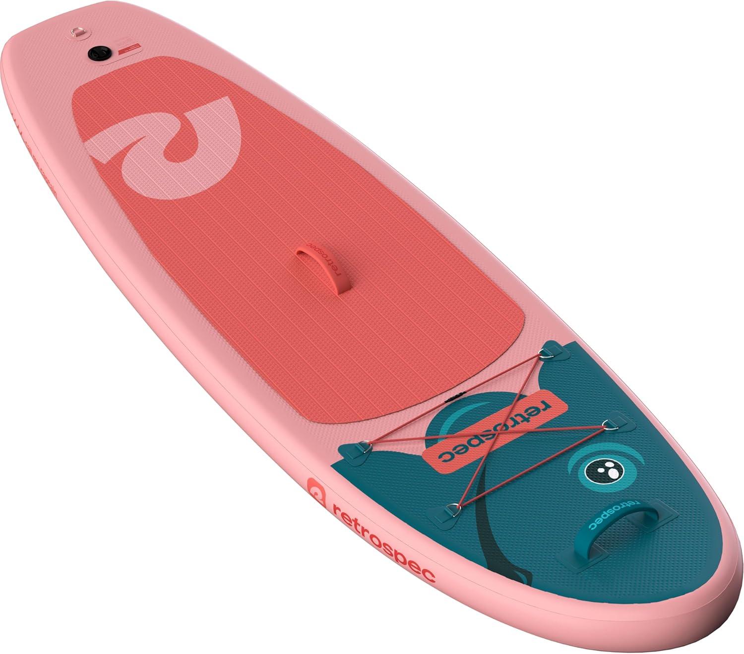 Retrospec Weekender-Nano 8ft. Inflatable Stand Up Paddleboard(Rainbow Trout)