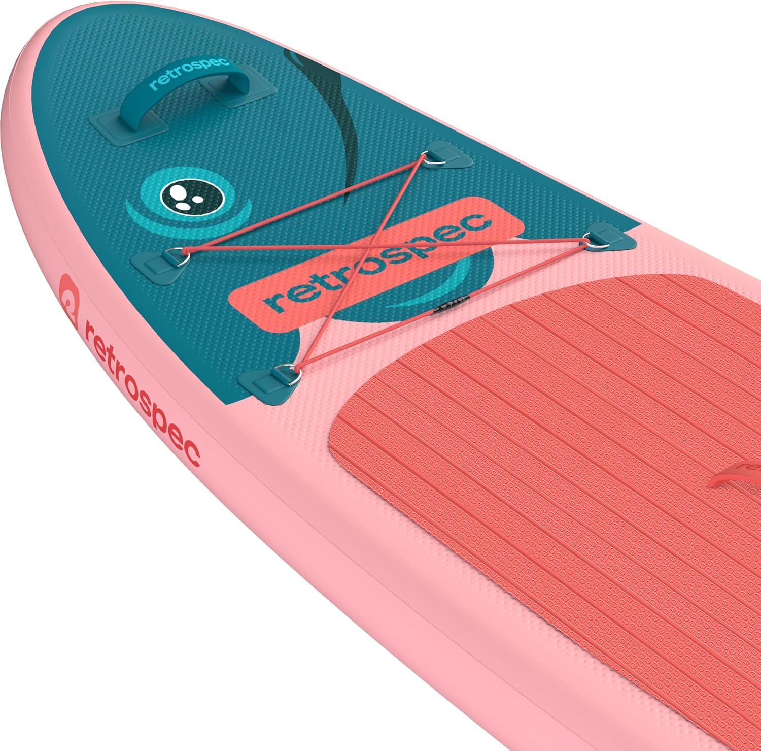 Retrospec Weekender-Nano 8ft. Inflatable Stand Up Paddleboard(Rainbow Trout)