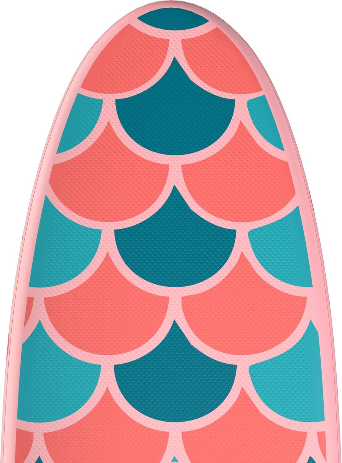 Retrospec Weekender-Nano 8ft. Inflatable Stand Up Paddleboard(Rainbow Trout)