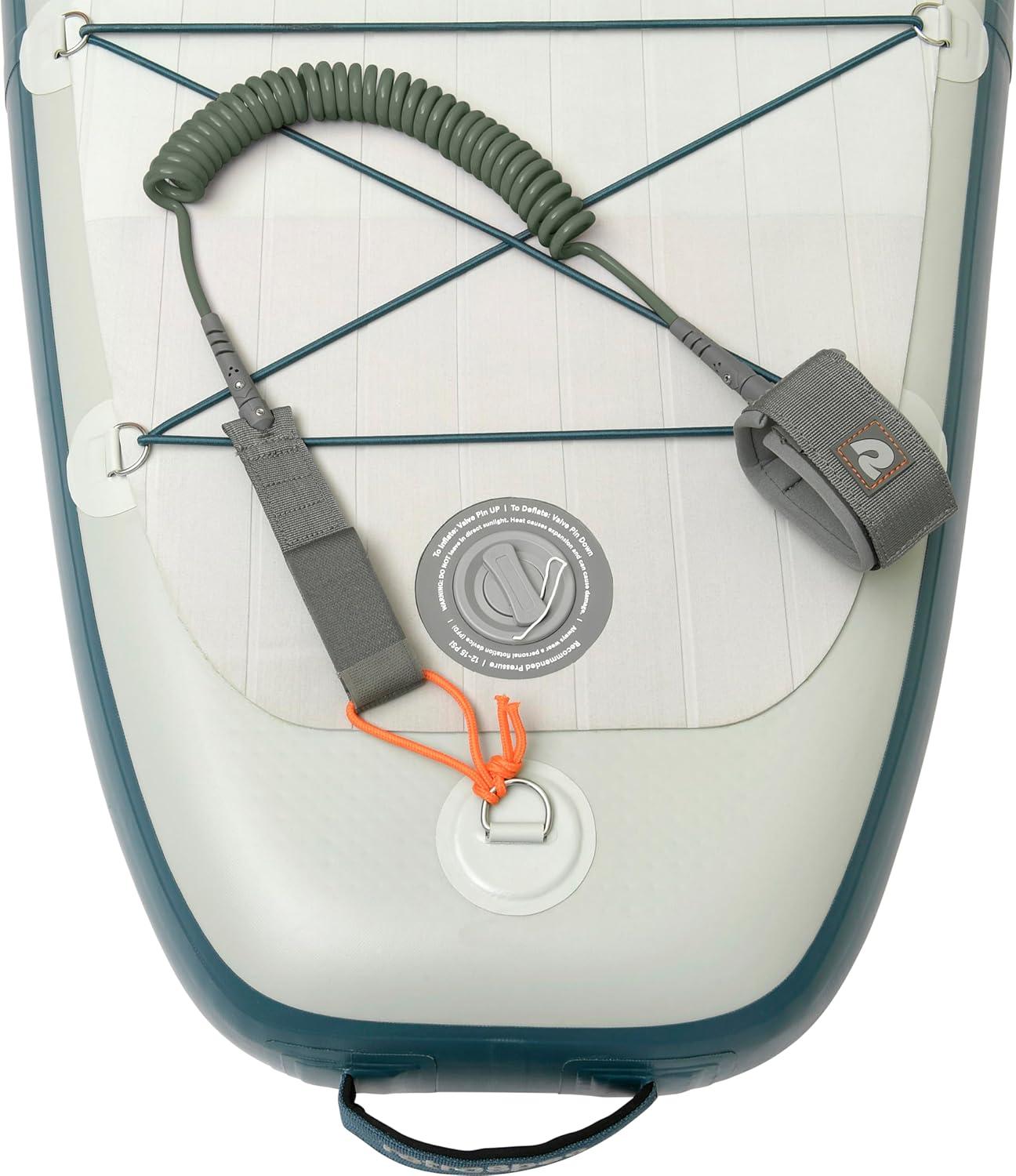 Retrospec Weekender 10′ Paddle Board Safety Leash, Coiled for Stand Up Paddleboards(Spruce)