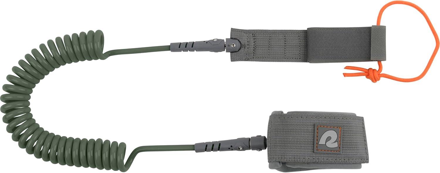 Retrospec Weekender 10′ Paddle Board Safety Leash, Coiled for Stand Up Paddleboards(Spruce)