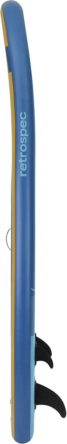 Retrospec Weekender Inflatable Stand Up Paddle Board Includes Paddle, Pump, and Accessories 10’6 Lightweight iSUP, Puncture Resistant Inflatable Paddle Board for Adults
