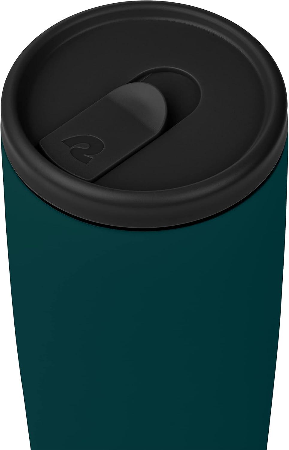 Retrospec Arroyo Stainless Steel Tumbler with Lid and Straw – Reusable Insulated Tumbler Cup – Iced Coffee Travel Mug – Double Walled Thermal Tumblers(Matte Superior Blue)
