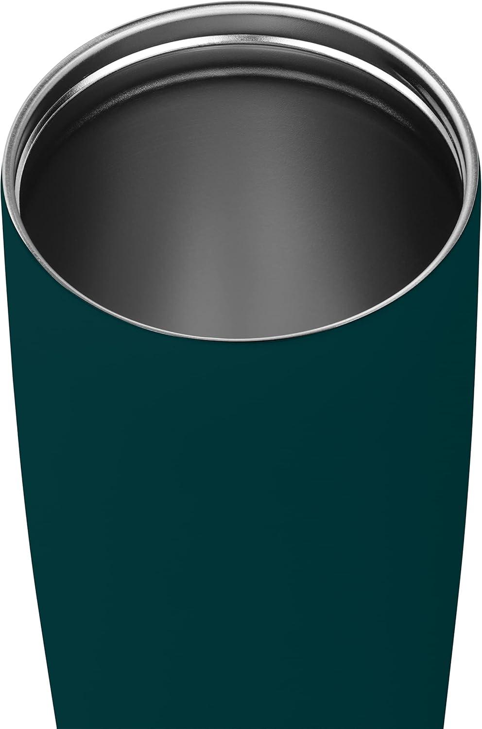 Retrospec Arroyo Stainless Steel Tumbler with Lid and Straw – Reusable Insulated Tumbler Cup – Iced Coffee Travel Mug – Double Walled Thermal Tumblers(Matte Superior Blue)