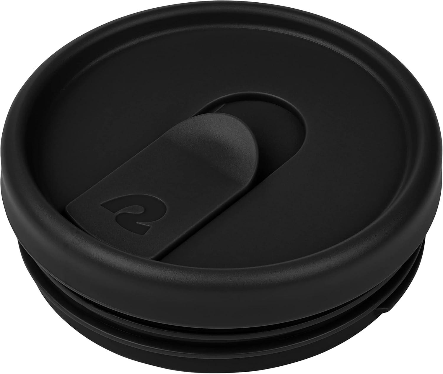 Retrospec Arroyo Tumbler Replacement Straw Lid for Arroyo Stainless Steel Tumbler Insulated Travel Mug BPA Free with All Day Insulation – Fits 24, 30oz Tumbler Lid with Straw – Black(Black)
