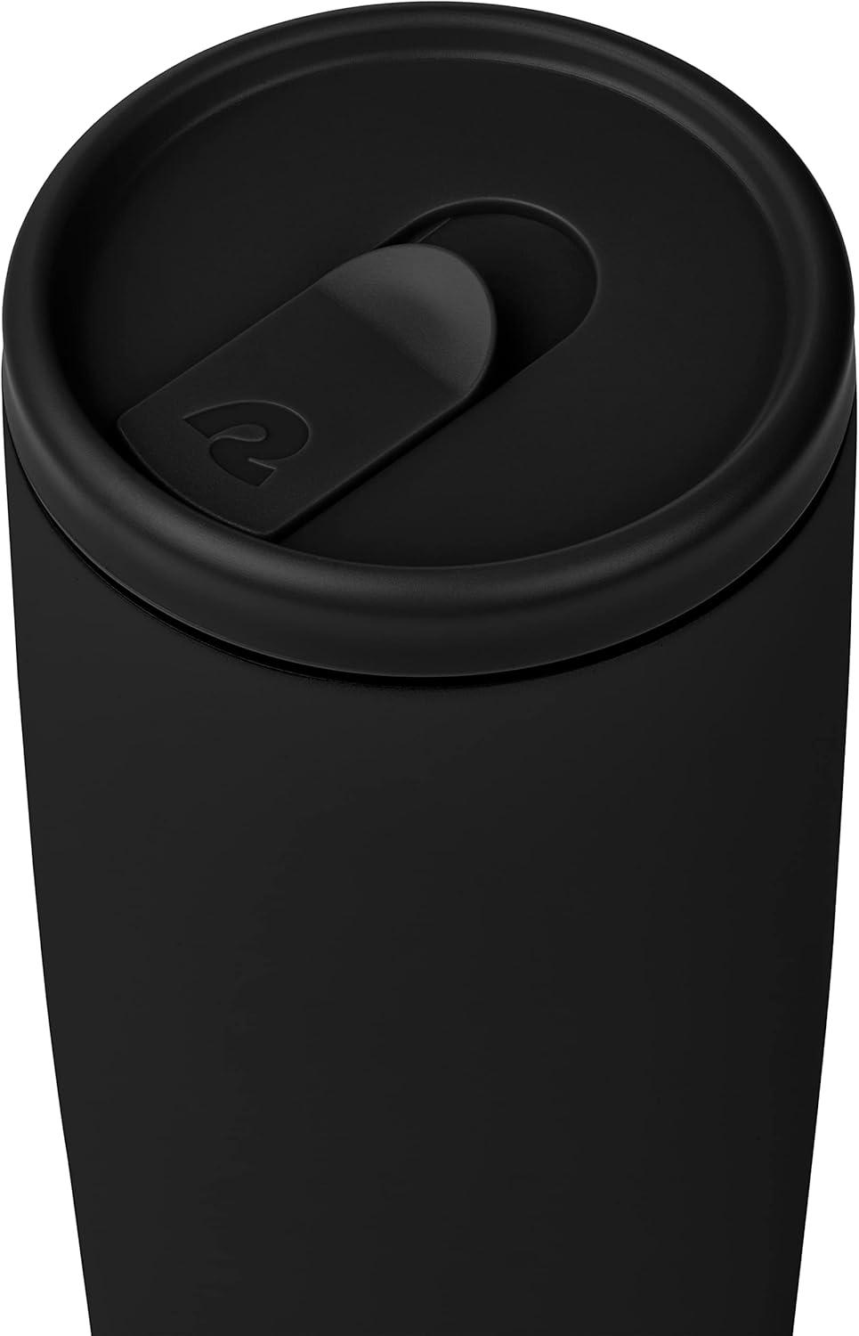 Retrospec Arroyo Tumbler Replacement Straw Lid for Arroyo Stainless Steel Tumbler Insulated Travel Mug BPA Free with All Day Insulation – Fits 24, 30oz Tumbler Lid with Straw – Black(Black)