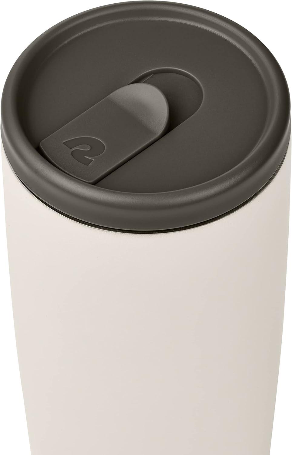Retrospec Arroyo Stainless Steel Tumbler with Lid and Straw – Reusable Insulated Tumbler Cup – Iced Coffee Travel Mug – Double Walled Thermal Tumblers(Matte Abalone)