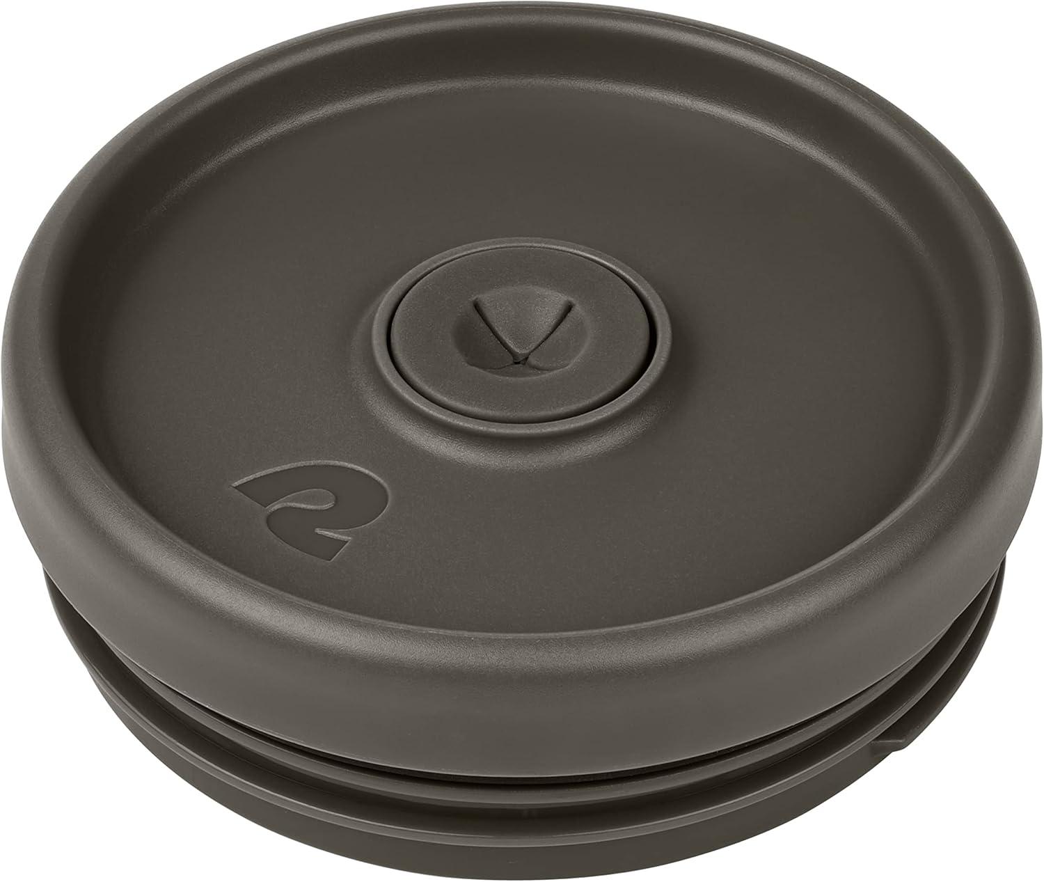 Retrospec Arroyo Tumbler Replacement Straw Lid for Arroyo Stainless Steel Tumbler Insulated Travel Mug BPA Free with All Day Insulation – Fits 24, 30oz Tumbler Lid with Straw – Black(Gray)