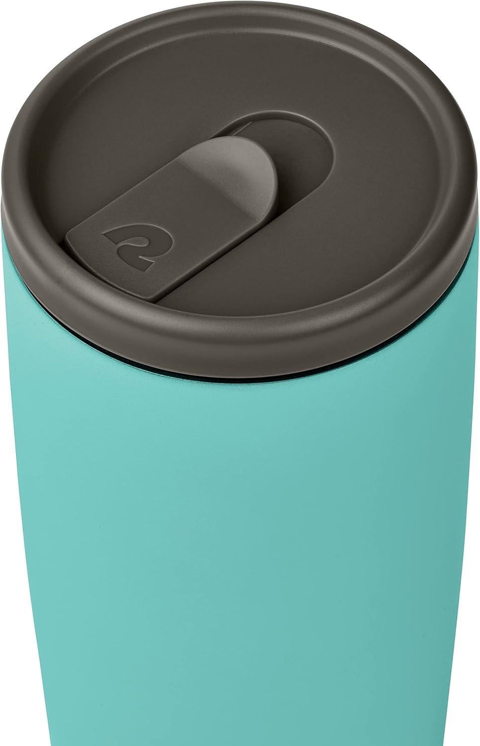 Retrospec Arroyo Stainless Steel Tumbler with Lid and Straw – Reusable Insulated Tumbler Cup – Iced Coffee Travel Mug – Double Walled Thermal Tumblers(Matte Blue Ridge)