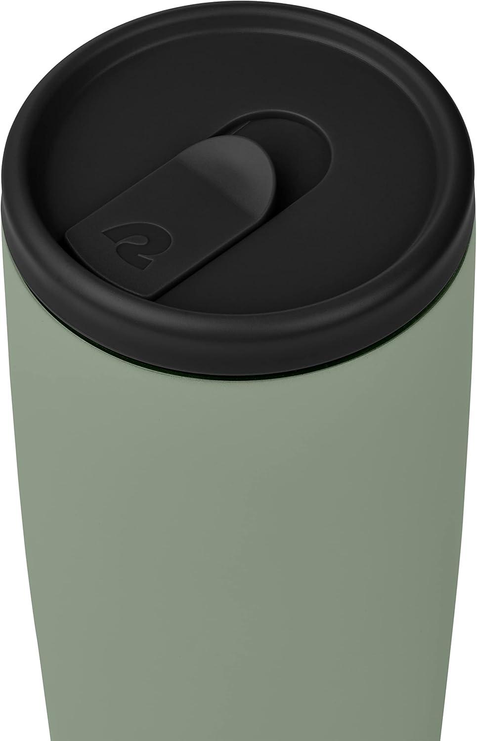 Retrospec Arroyo Stainless Steel Tumbler with Lid and Straw – Reusable Insulated Tumbler Cup – Iced Coffee Travel Mug – Double Walled Thermal Tumblers(Matte Pistachio)