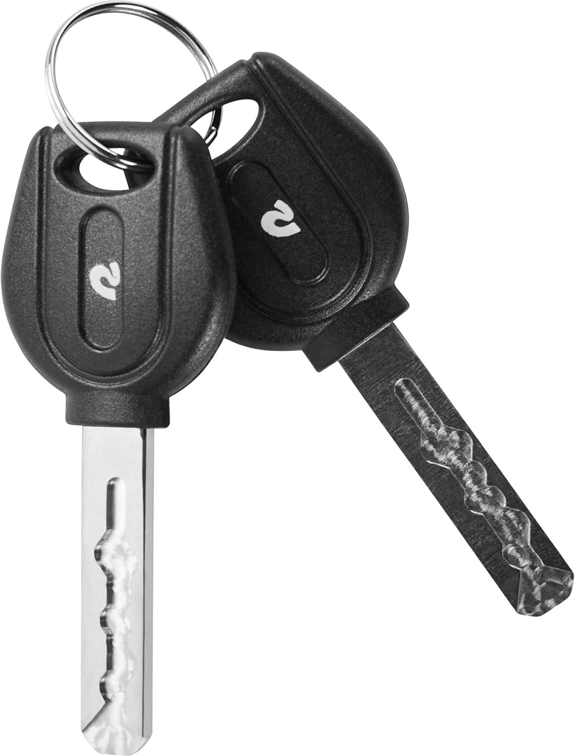 Retrospec Lookout U-Lock Bike Lock with 4Ft Security Cable, Heavy Duty Anti-Theft Bicycle Lock with 14mm Shackle, Pick Resistant & Secure Anti-Rotation Design(Matte Sunflower)