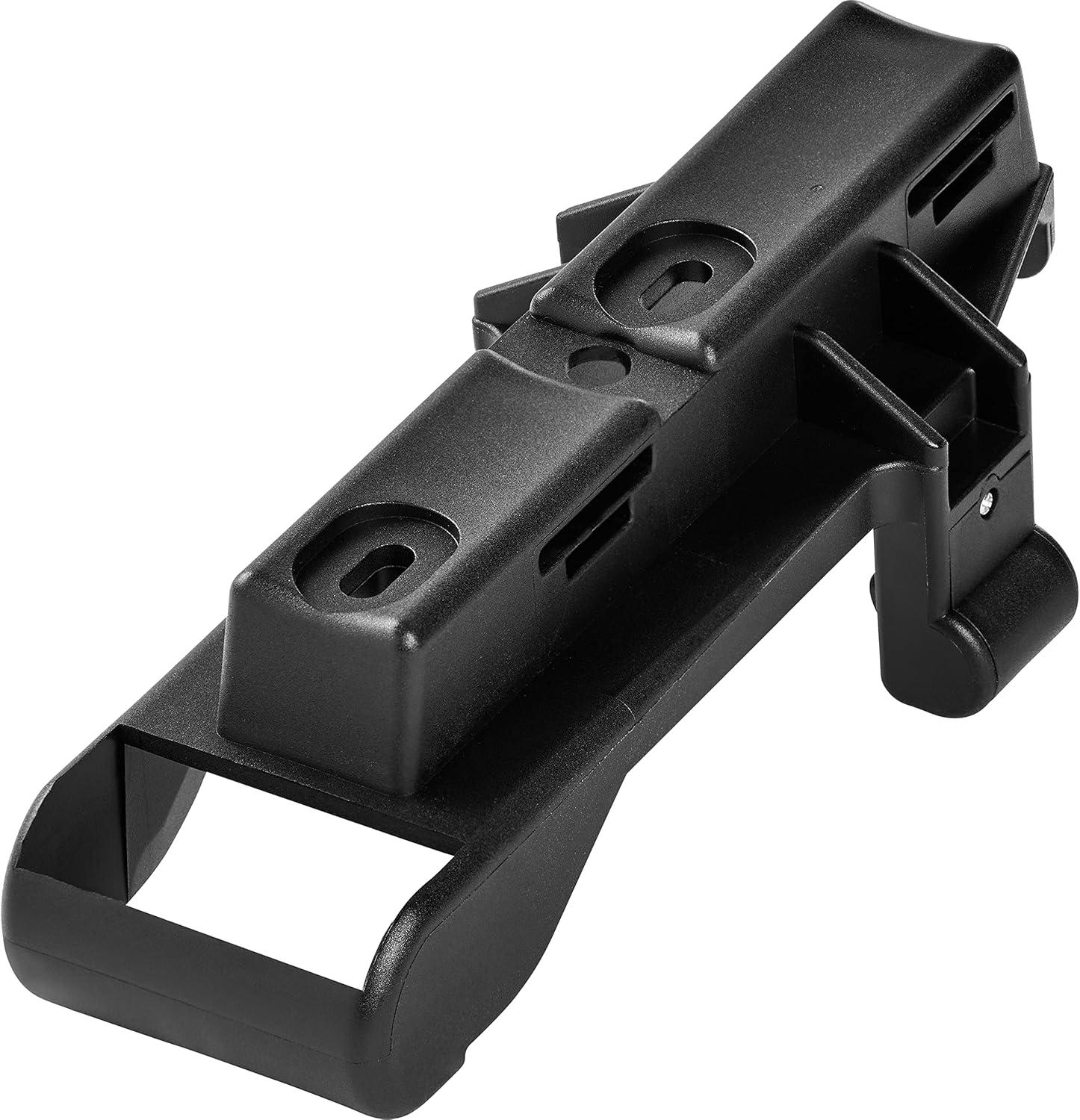 Retrospec Fortitude Folding Bike Lock – Heavy Duty Anti-Theft, 5mm Coated Steel Cut Resistant Bars, Disc Cylinder Pick Resistant Lock with 2 Rust Resistant Keys and Lock Carrier,Matte Black
