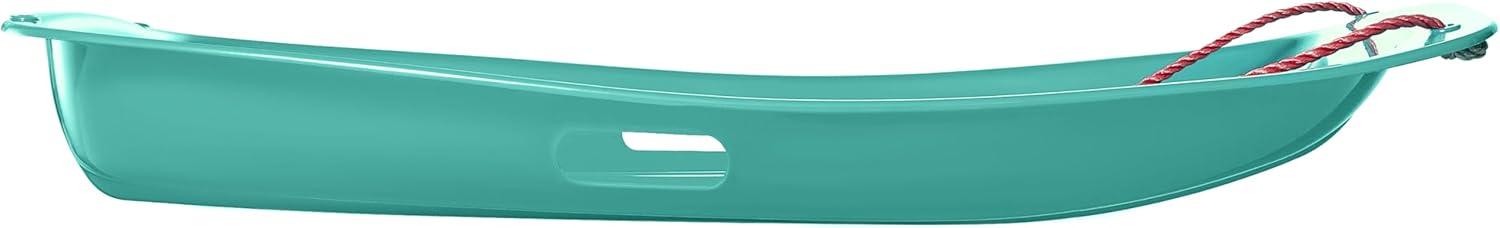 Retrospec Retrorider Plastic Snow Sled – Toboggan Style with Pull Rope, Cold-Resistant Coating, and Hard Bottom for Smooth Downhill Rides – Available in 35″ and 48″ Sizes for Kids and Adults(Legacy Wintertide)