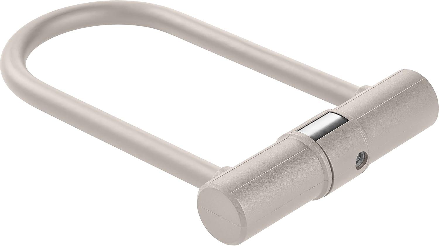 Retrospec Lookout U-Lock Bike Lock with 4Ft Security Cable, Heavy Duty Anti-Theft Bicycle Lock with 14mm Shackle, Pick Resistant & Secure Anti-Rotation Design(Matte Bone)