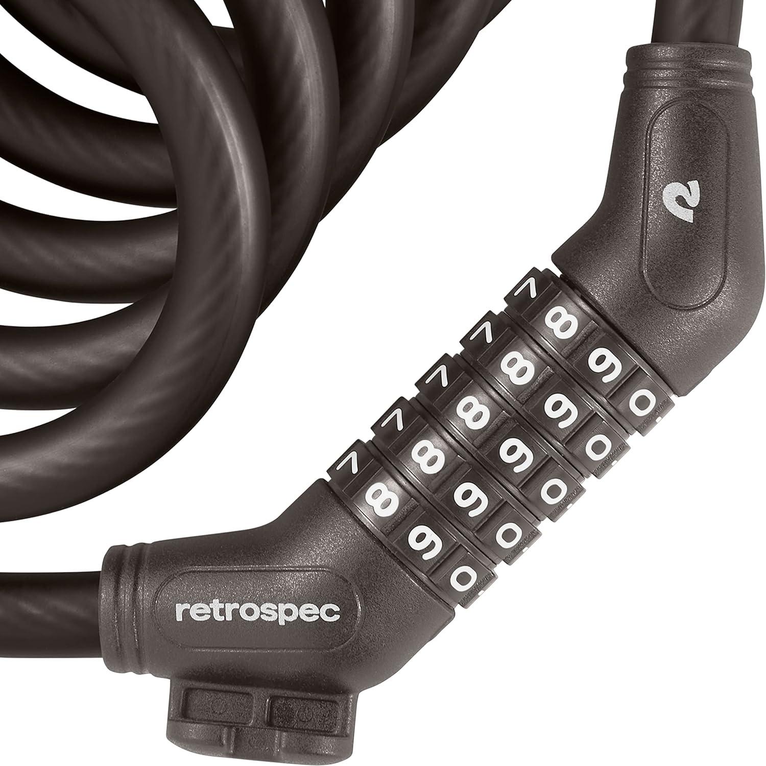 Grizzly Plus Integrated Combo Cable Bike Lock – 12mm(Matte Basalt)
